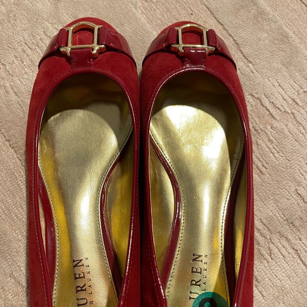 Ralph Lauren flat red